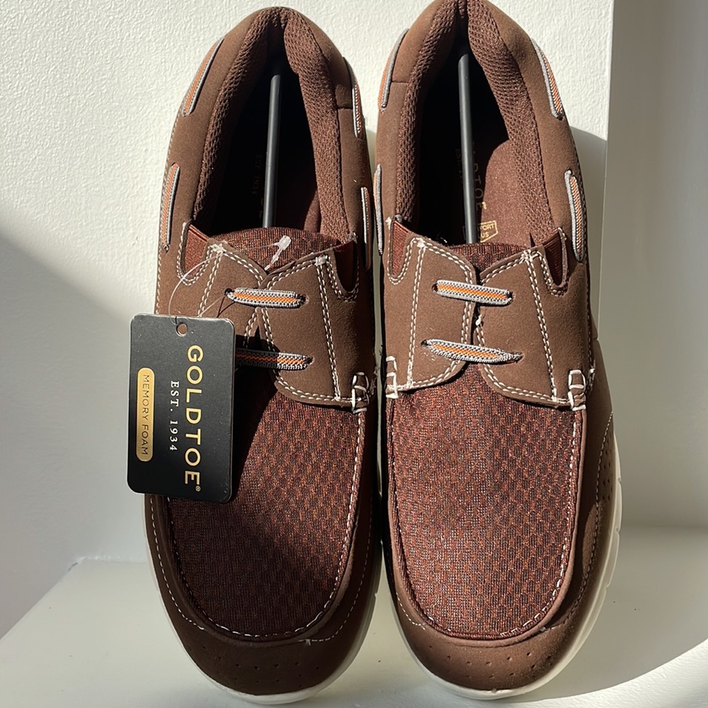 Gold toe men’s loafers comfort plus 10 NWT